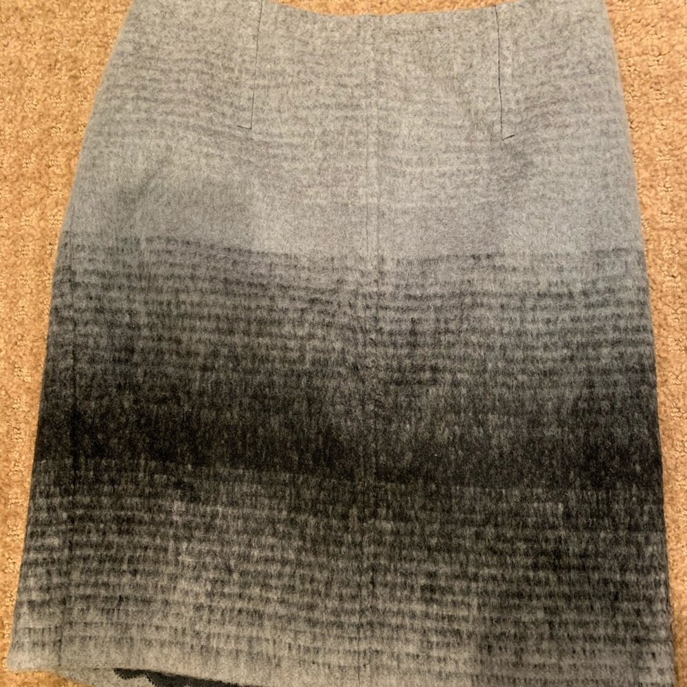 Trina Turk wool ombré skirt